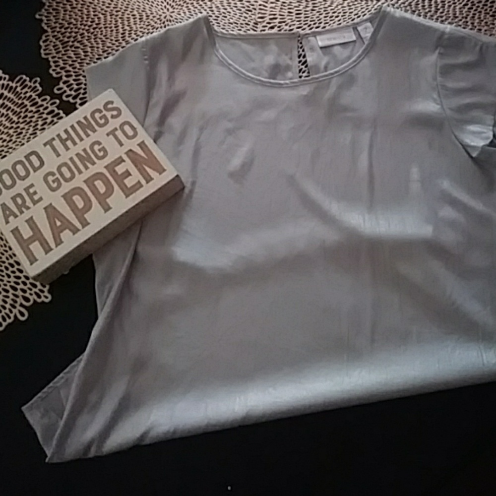Silver Chico's Top